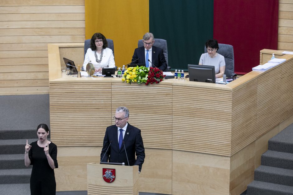 V. Landsbergis po G. Nausėdos pranešimo: mažokai buvo kalbama apie Astravą