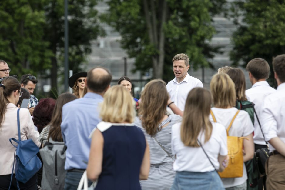 Netikėta: Lukiškių aikštėje – paplūdimys su vaizdu į jūrą