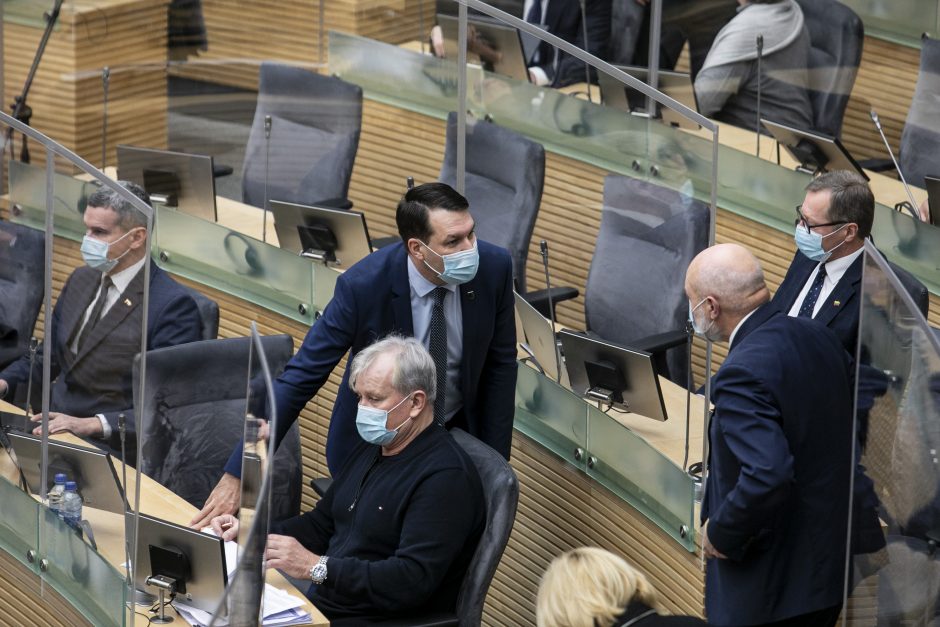 Seimas patvirtino I. Šimonytės Vyriausybės programą