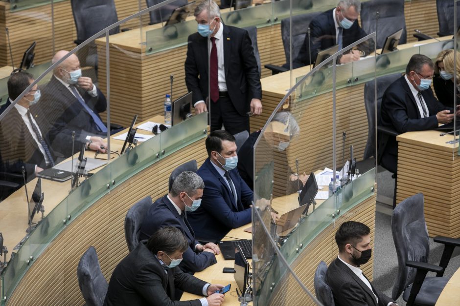 Seimas patvirtino I. Šimonytės Vyriausybės programą