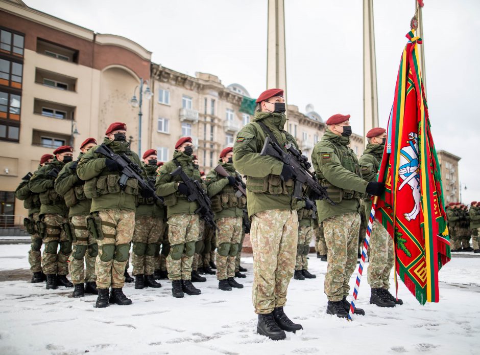 Vilniuje paminėtos savanorių pajėgų įkūrimo metinės