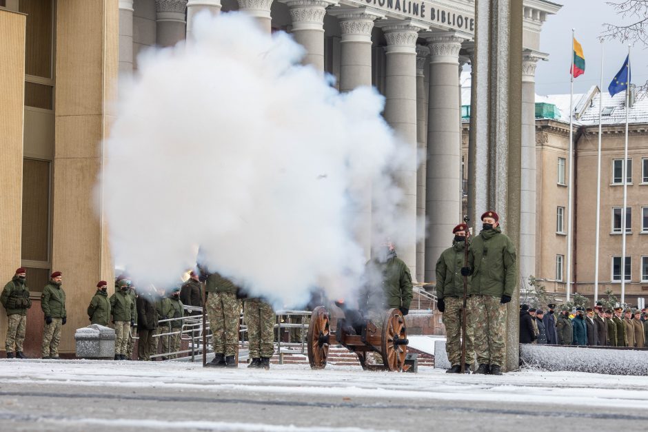 Vilniuje paminėtos savanorių pajėgų įkūrimo metinės