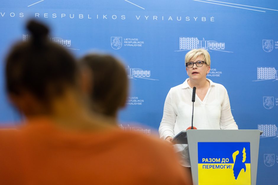 Premjerė: ginčytis dėl Kaliningrado tranzito su Vakarais būtų neracionalu