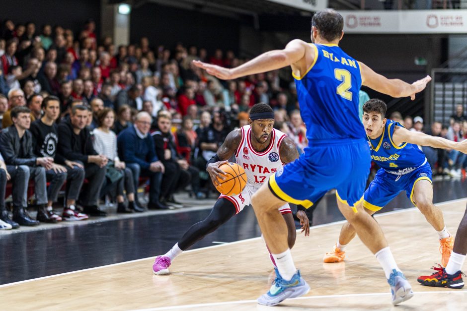 Pergalė Čempionų lygoje: „Rytas“ nepaliko vilčių V. Spanoulio auklėtiniams