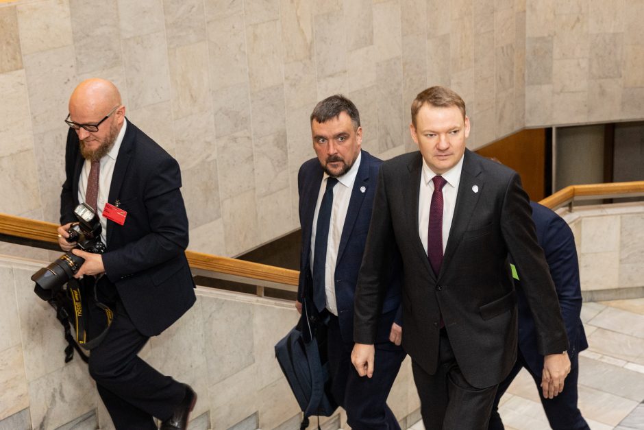 Lietuvos vadovai su Latvijos parlamento pirmininku aptarė energetikos iššūkius, saugumą