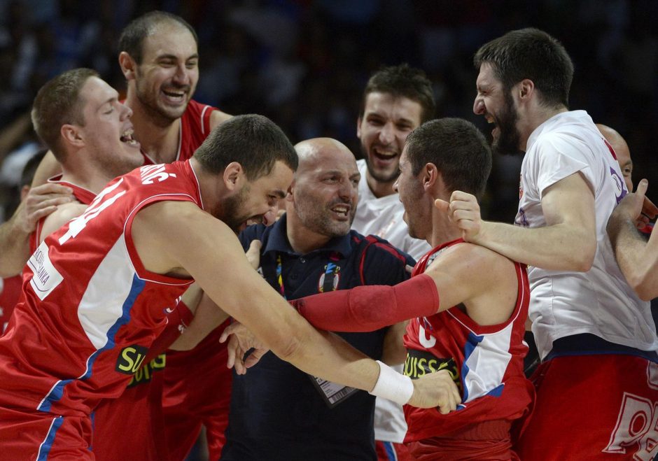 Serbijos rinktinė po dvylikos metų vėl žais pasaulio krepšinio čempionato finale