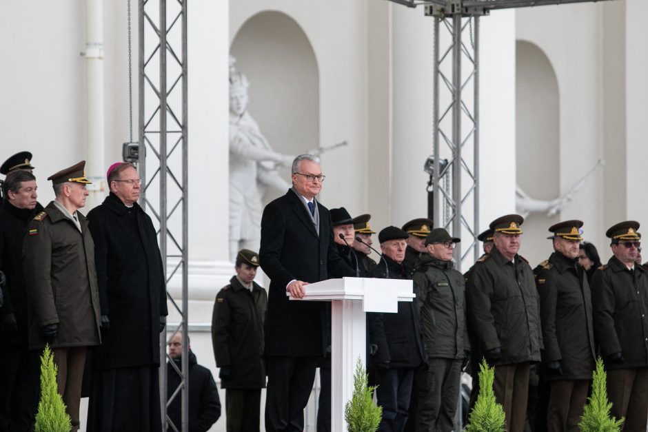 G. Nausėda: šalies gynyba negali būti tik kariuomenės rūpestis