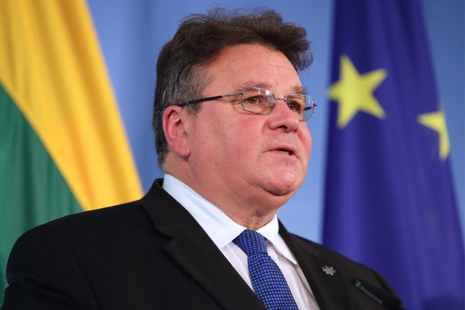 L. Linkevičius: sienas atversime taikydami epidemiologinius kriterijus