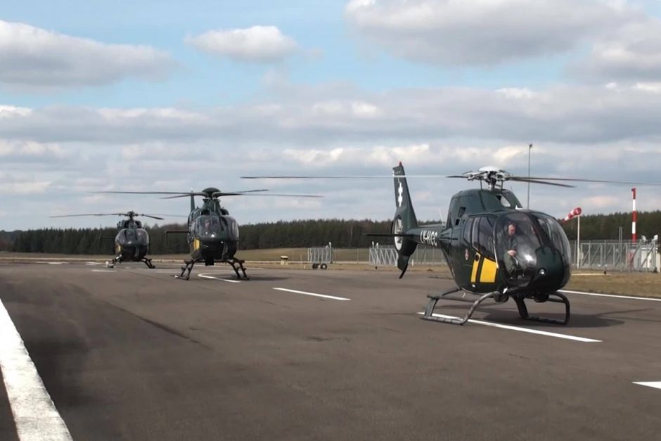 Pasieniečių aviacijos padalinys mini 30 metų veiklos sukaktį