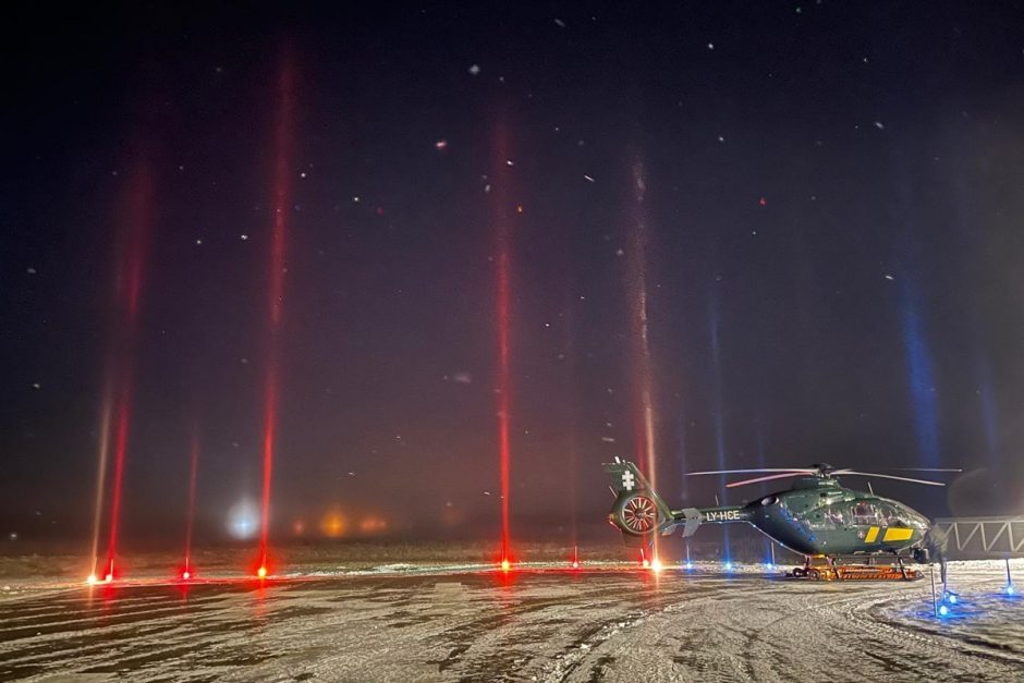 Pasieniečių aviacijos padalinys mini 30 metų veiklos sukaktį