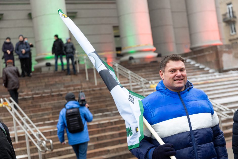 Po protesto – A. Orlausko pareiškimas apie valdžią: jie – ne vadovai, jie iškamšos