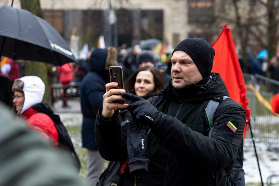 Po protesto – A. Orlausko pareiškimas apie valdžią: jie – ne vadovai, jie iškamšos