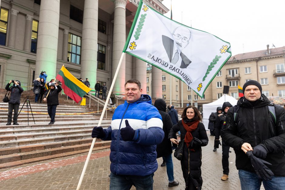 Po protesto – A. Orlausko pareiškimas apie valdžią: jie – ne vadovai, jie iškamšos