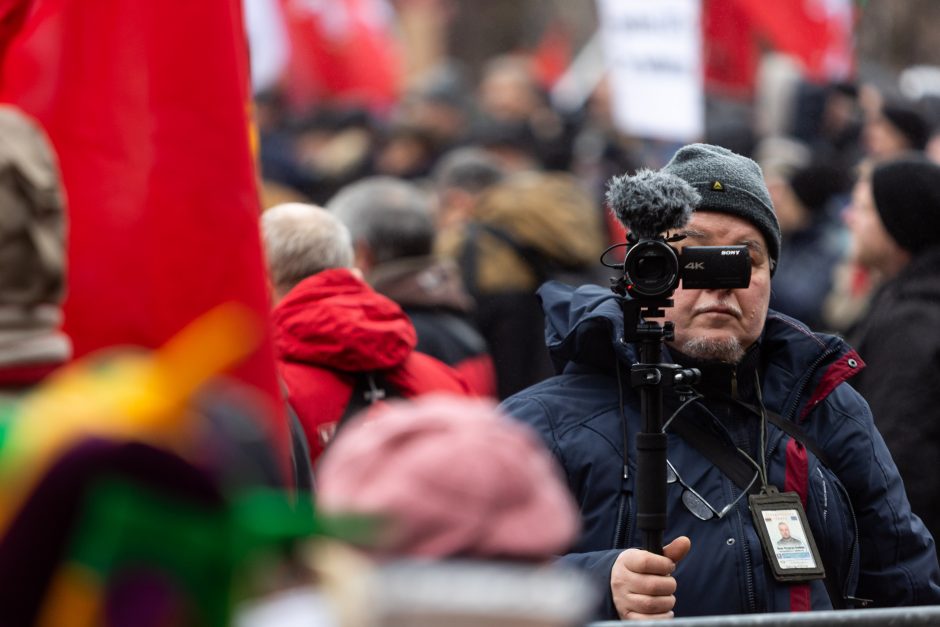 Po protesto – A. Orlausko pareiškimas apie valdžią: jie – ne vadovai, jie iškamšos