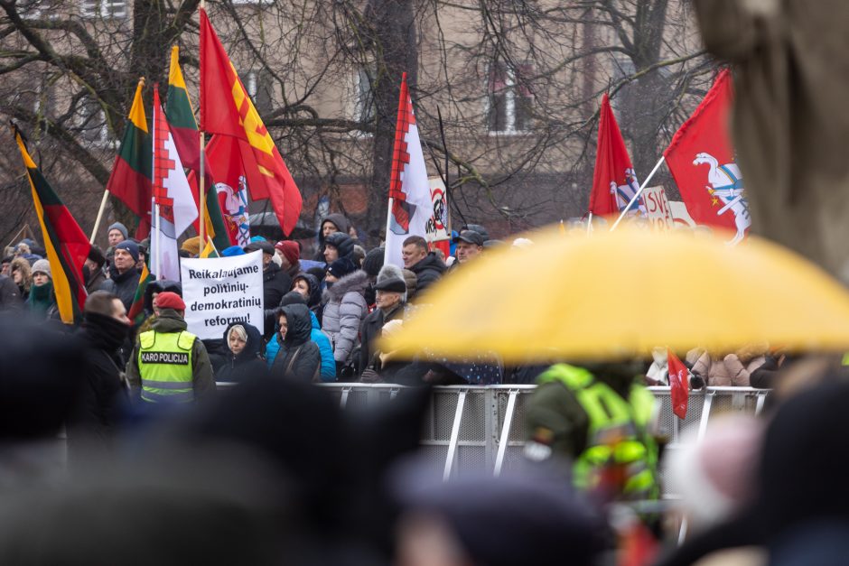 Po protesto – A. Orlausko pareiškimas apie valdžią: jie – ne vadovai, jie iškamšos