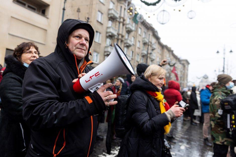 Po protesto – A. Orlausko pareiškimas apie valdžią: jie – ne vadovai, jie iškamšos