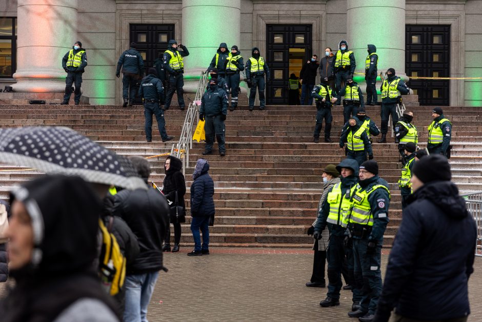 Po protesto – A. Orlausko pareiškimas apie valdžią: jie – ne vadovai, jie iškamšos