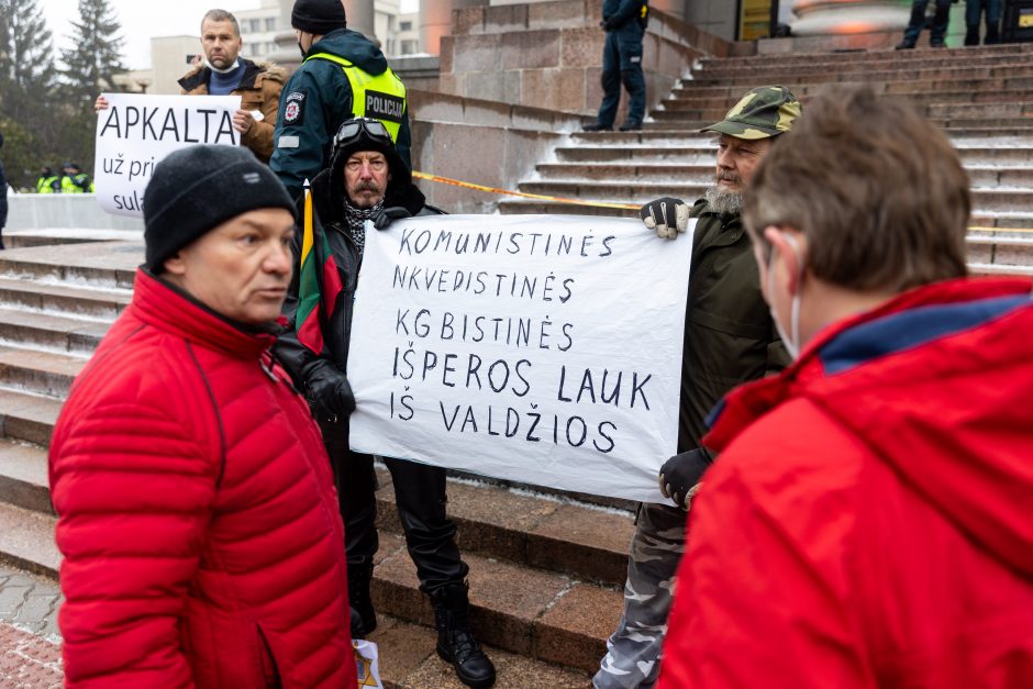 Po protesto – A. Orlausko pareiškimas apie valdžią: jie – ne vadovai, jie iškamšos