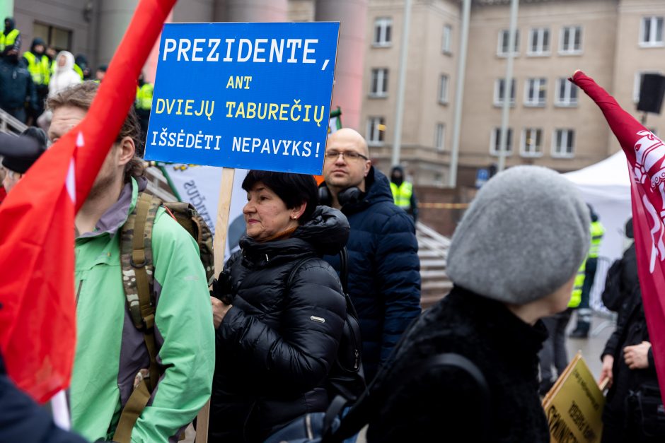 Po protesto – A. Orlausko pareiškimas apie valdžią: jie – ne vadovai, jie iškamšos