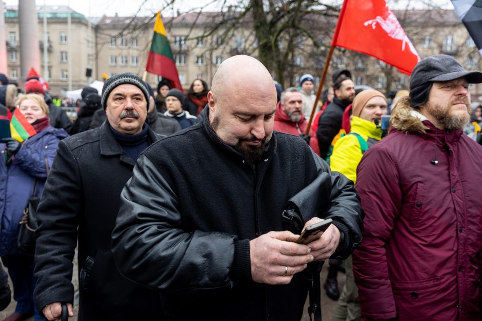 Po protesto – A. Orlausko pareiškimas apie valdžią: jie – ne vadovai, jie iškamšos