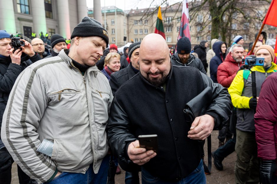 Po protesto – A. Orlausko pareiškimas apie valdžią: jie – ne vadovai, jie iškamšos