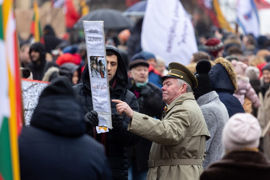 Po protesto – A. Orlausko pareiškimas apie valdžią: jie – ne vadovai, jie iškamšos