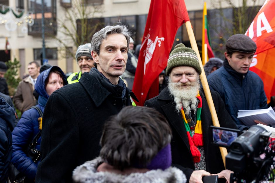 Po protesto – A. Orlausko pareiškimas apie valdžią: jie – ne vadovai, jie iškamšos