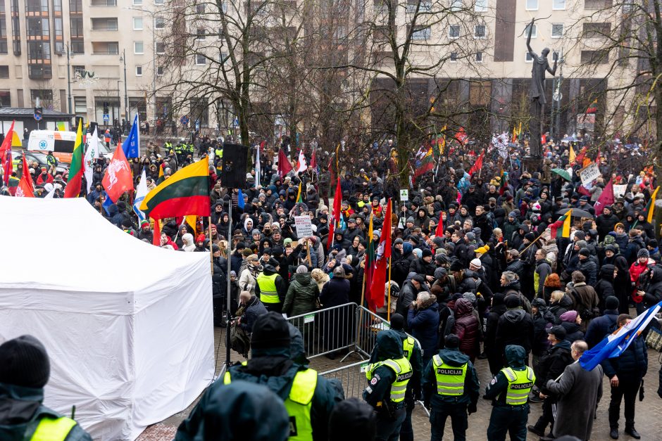 Po protesto – A. Orlausko pareiškimas apie valdžią: jie – ne vadovai, jie iškamšos