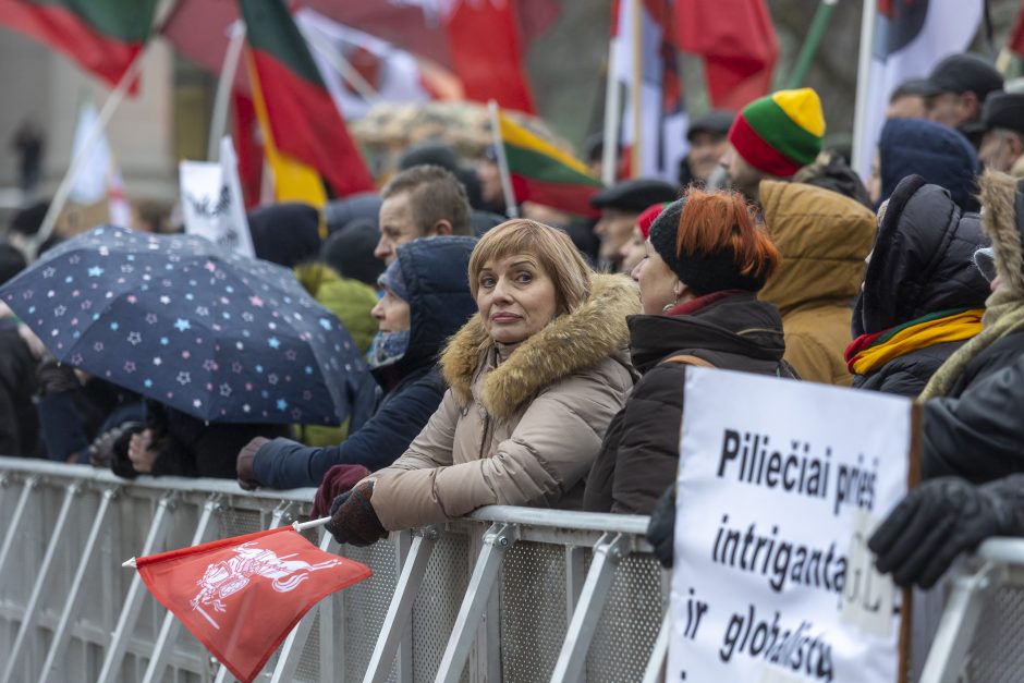 Po protesto – A. Orlausko pareiškimas apie valdžią: jie – ne vadovai, jie iškamšos