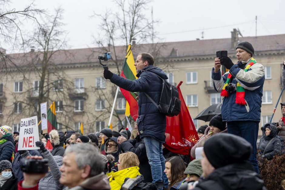 Po protesto – A. Orlausko pareiškimas apie valdžią: jie – ne vadovai, jie iškamšos