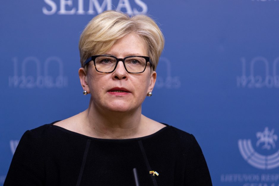 Premjerė: algų kėlimas politikams įsigaliotų tik nuo naujos kadencijos