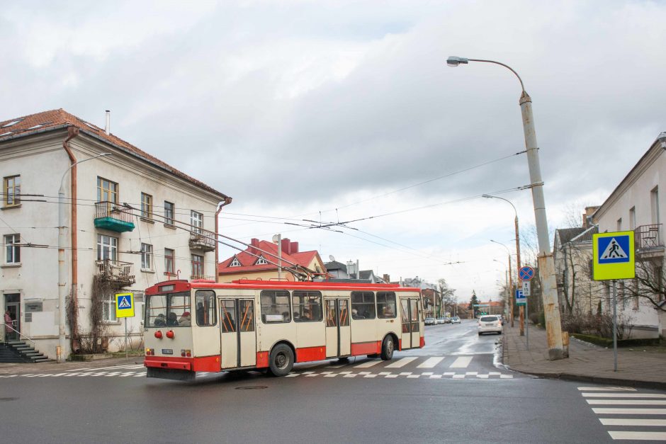 Užminuotos Vilniaus troleibusų linijos
