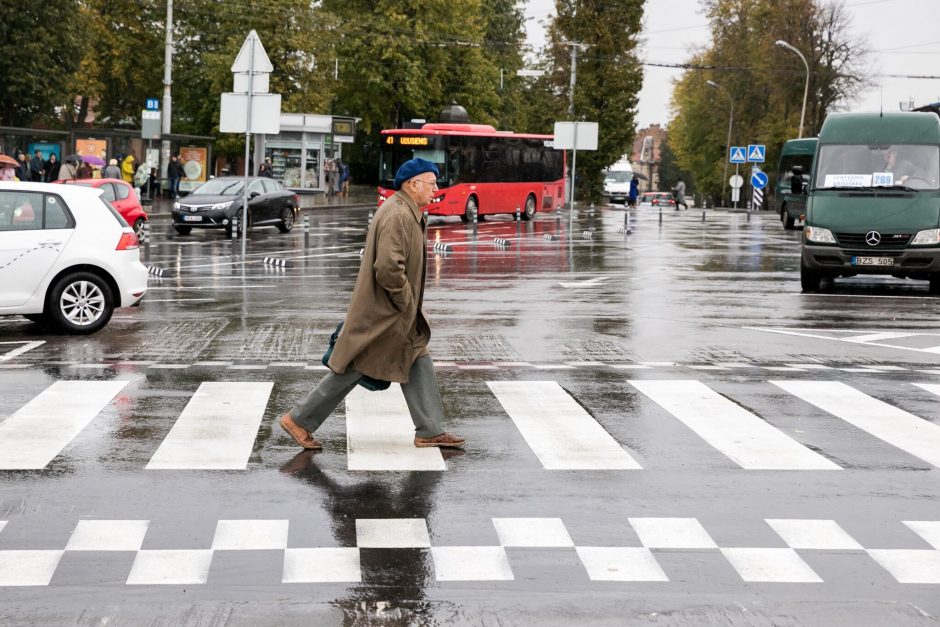 Stoties žiedinėje sankryžoje nebeliko chaotiško judėjimo