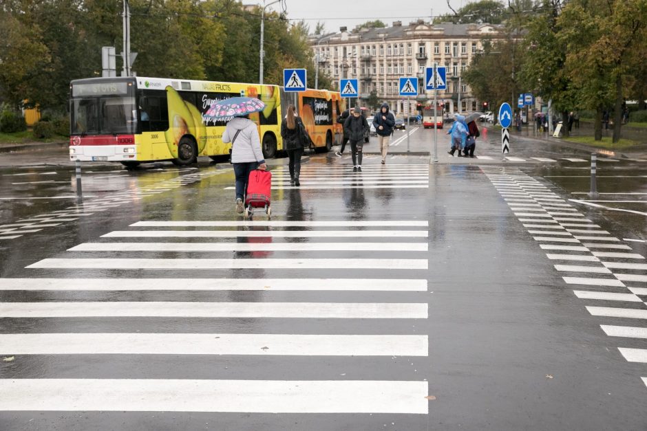 Stoties žiedinėje sankryžoje nebeliko chaotiško judėjimo