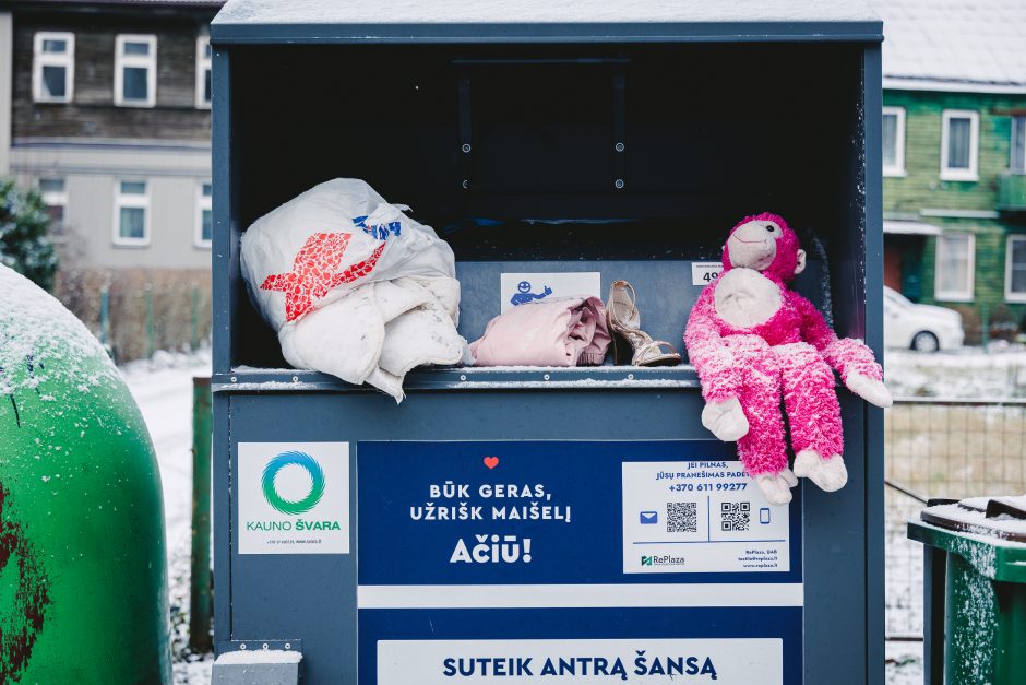 Kaip Kaune sekasi rūšiuoti tekstilę?