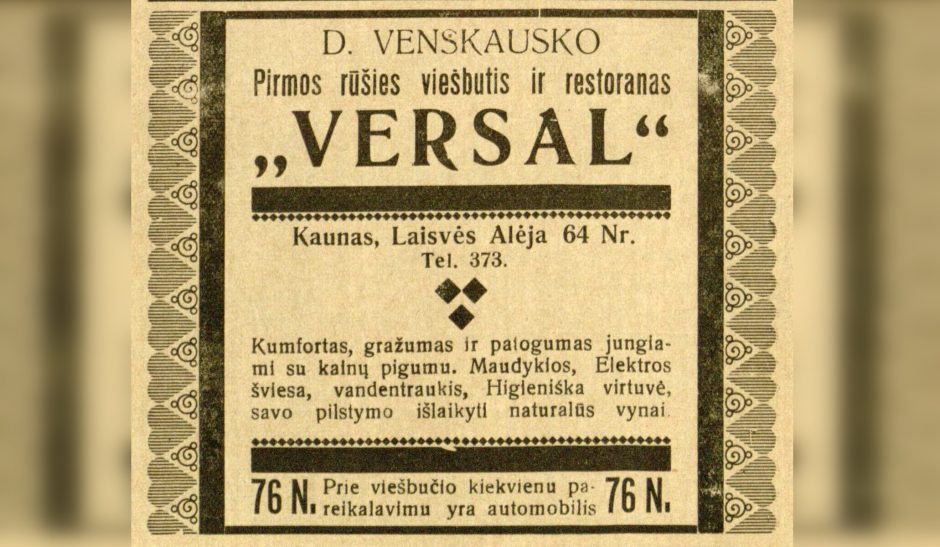 Iš praeities į ateitį: vietos, menančios „Versalį“, metamorfozės