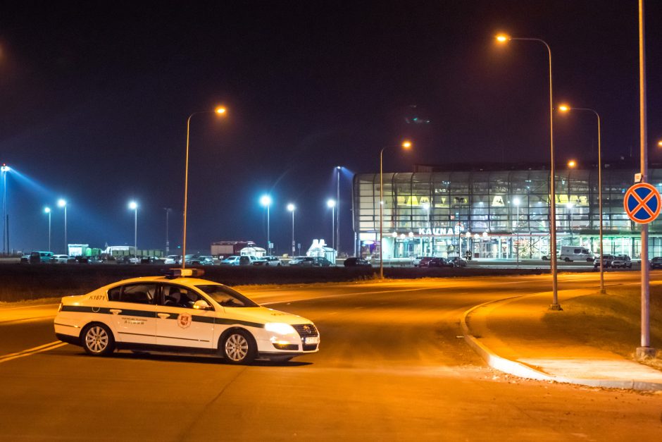Po pranešimo apie sprogmenį evakuotas Kauno oro uostas 
