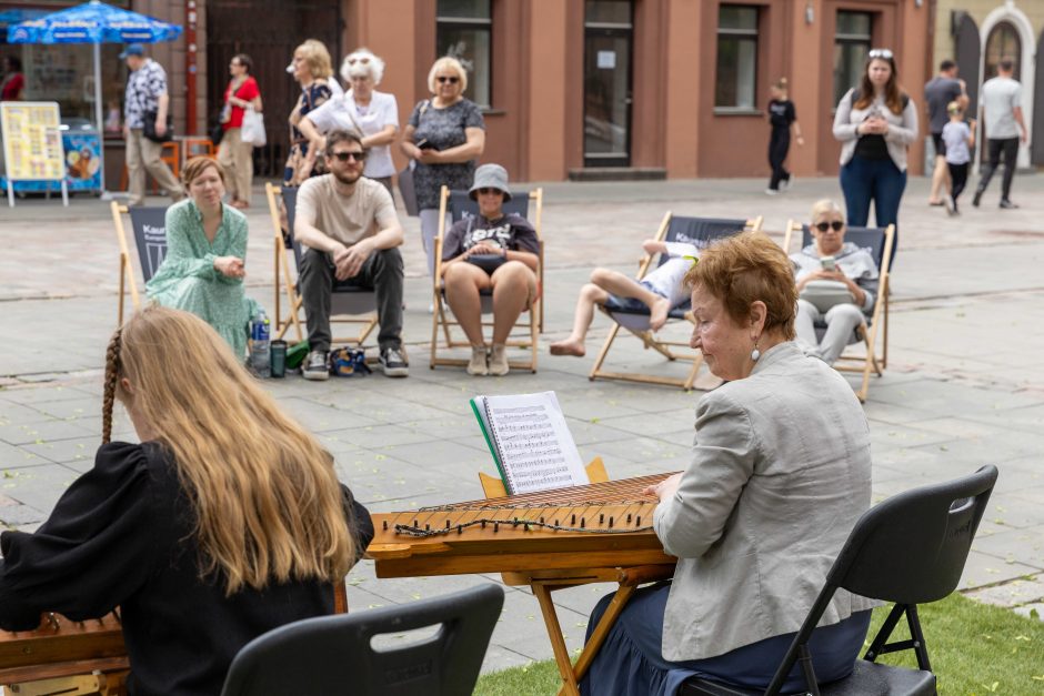 Skambanti diena: Kauno senamiestį tvindo muzika