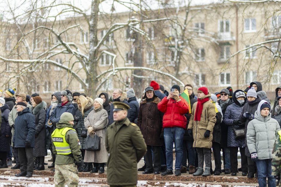 Laisvės gynėjų dienos proga Vilniuje pakeltos valstybės vėliavos