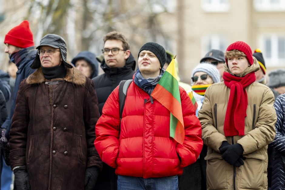 Laisvės gynėjų dienos proga Vilniuje pakeltos valstybės vėliavos