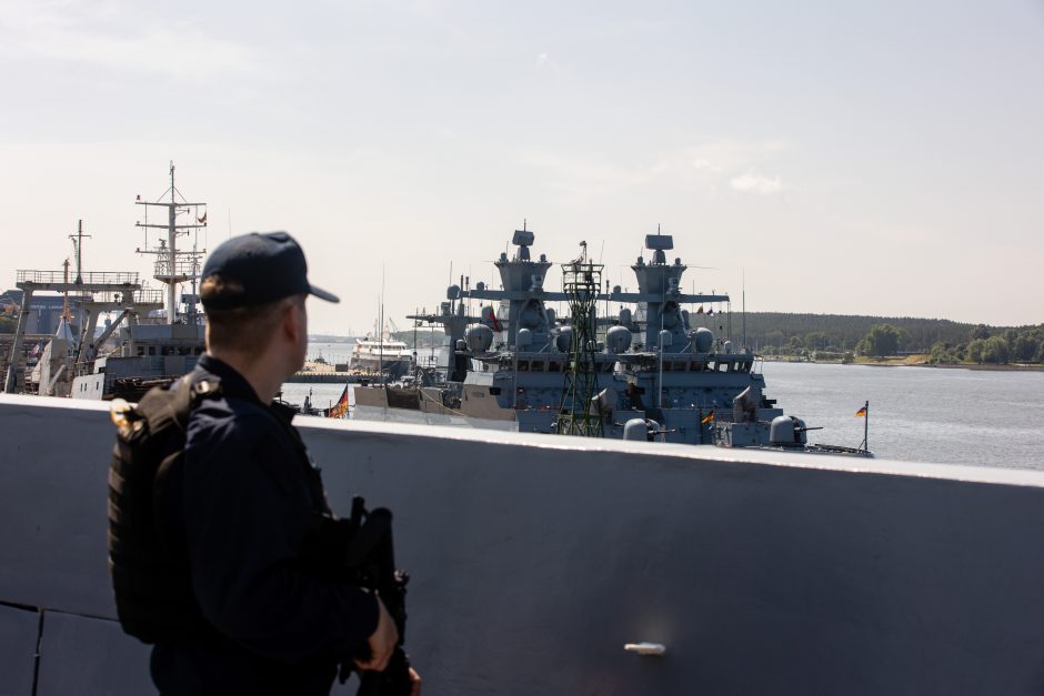 Klaipėdoje prišvartuotas „USS New York“ – plaukiantis memorialas Rugsėjo 11-osios aukoms