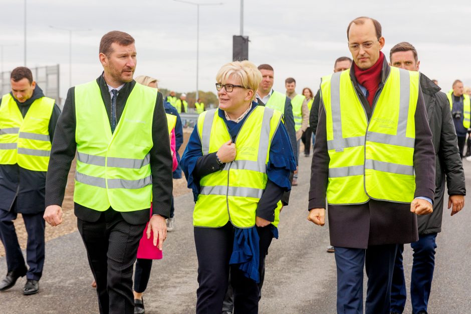 Premjerė: atnaujintas „Via Baltica“ ruožas itin svarbus ir kariniam mobilumui