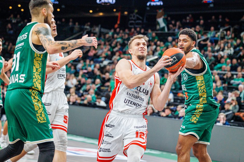 LKL: Kaune susitiko Kauno „Žalgiris“ ir Utenos „Juventus“