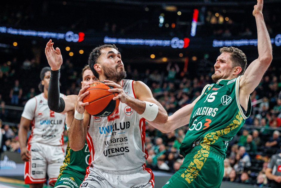 LKL: Kaune susitiko Kauno „Žalgiris“ ir Utenos „Juventus“