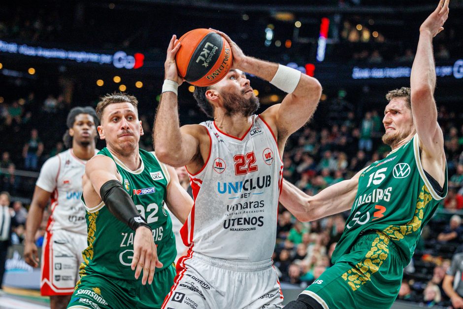 LKL: Kaune susitiko Kauno „Žalgiris“ ir Utenos „Juventus“