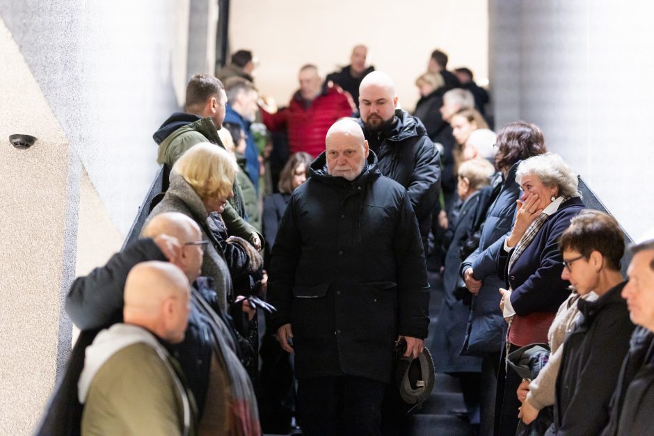 Į amžinojo poilsio vietą išlydimas A. Kulikauskas