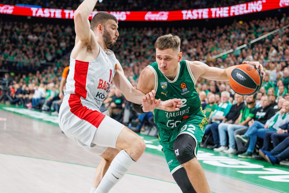 Eurolygos rungtynėse Kaune susitiko „Žalgiris“ ir Vitorijos „Baskonia“