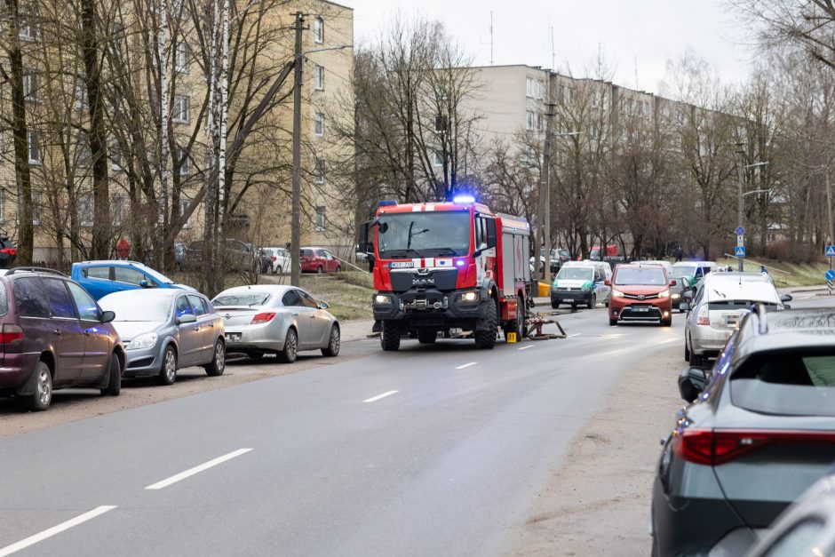 Sprogimas Dzūkų gatvės daugiabutyje