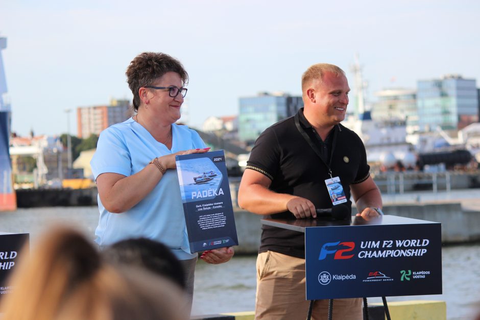 F2 vandens formulių čempionato konferencija Klaipėdoje