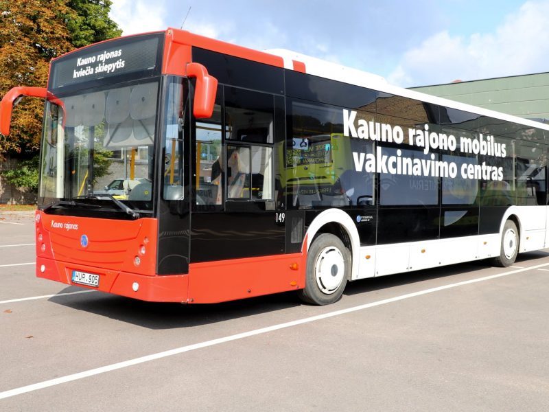 Kur Kauno rajone rugpjūčio 24–28 dienomis lankysis skiepų autobusas?
